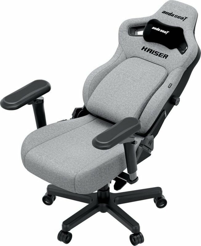 Крісло для геймерів Anda Seat Kaiser 4 V2 Size XL PVC Gray Fabric (AD12YDDC-XLL-20-G-CF-03)