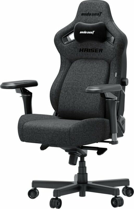 Крісло для геймерів Anda Seat Kaiser 4 V2 Size XL PVC Dark Gray Fabric (AD12YDDC-XLL-20-GB-CF-03)
