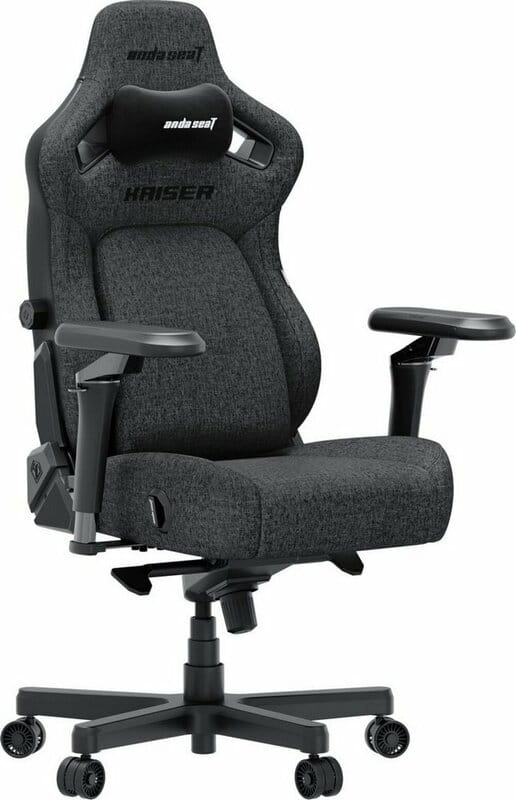 Крісло для геймерів Anda Seat Kaiser 4 V2 Size XL PVC Dark Gray Fabric (AD12YDDC-XLL-20-GB-CF-03)
