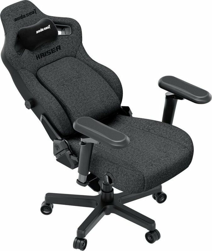 Крісло для геймерів Anda Seat Kaiser 4 V2 Size XL PVC Dark Gray Fabric (AD12YDDC-XLL-20-GB-CF-03)