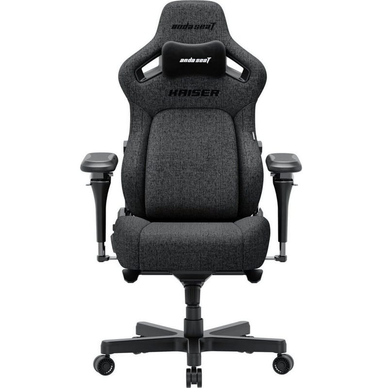 Крісло для геймерів Anda Seat Kaiser 4 V2 Size XL PVC Dark Gray Fabric (AD12YDDC-XLL-20-GB-CF-03)
