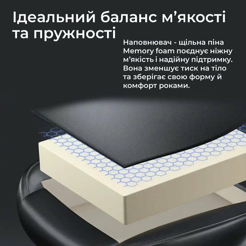 Крісло для геймерів Anda Seat Kaiser 4 V2 Size XL PVC Dark Gray Fabric (AD12YDDC-XLL-20-GB-CF-03)