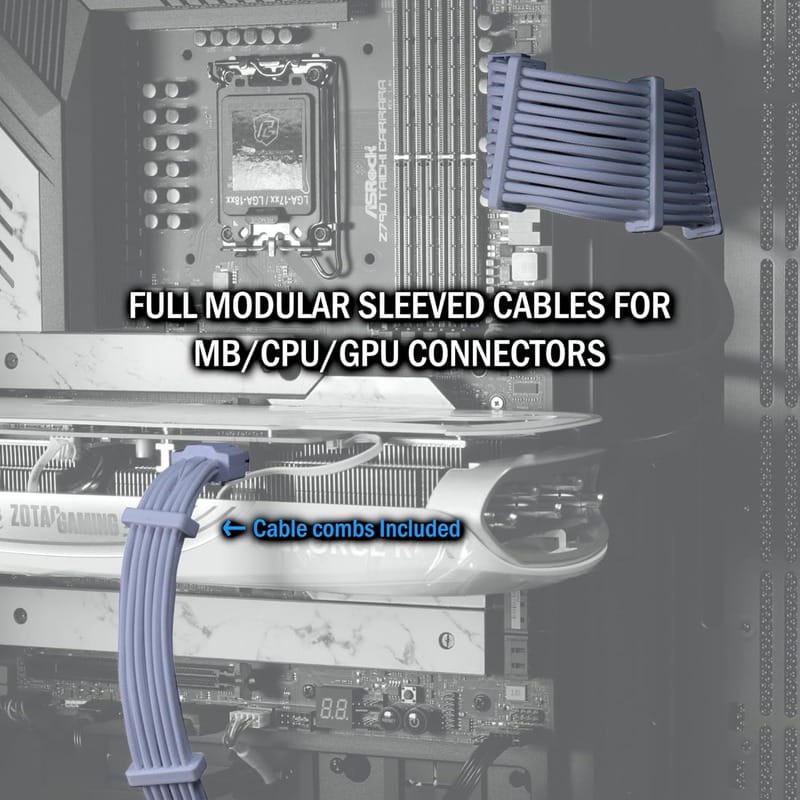 Блок питания Lian Li EDGE1300, 80 Plus Platinum, White, EU Cord (G9P.EG1300.WE00.EU)
