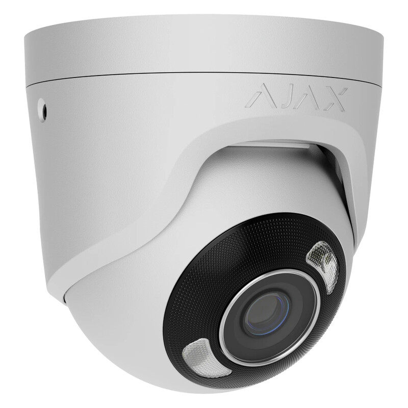 IP-камера Ajax TurretCam HL (8 Mp/2.8 mm) White (126265.197.WH1)