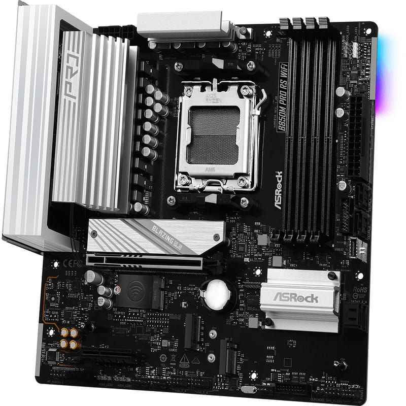 Материнская плата ASRock B850M Pro RS WiFi Socket AM5