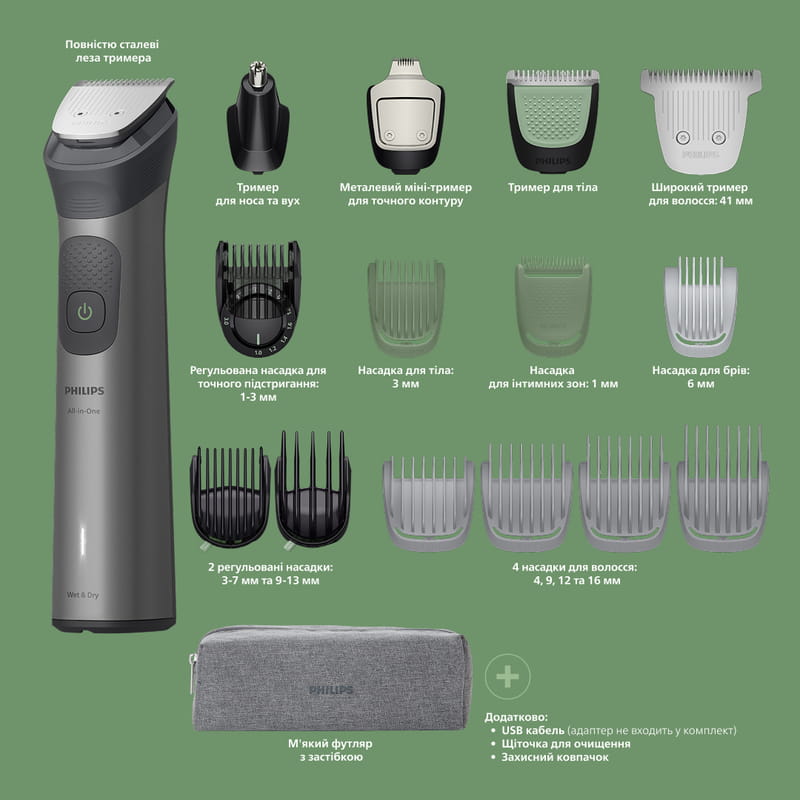 Тример Philips All-in-One Trimmer 7000 Series MG7941/15