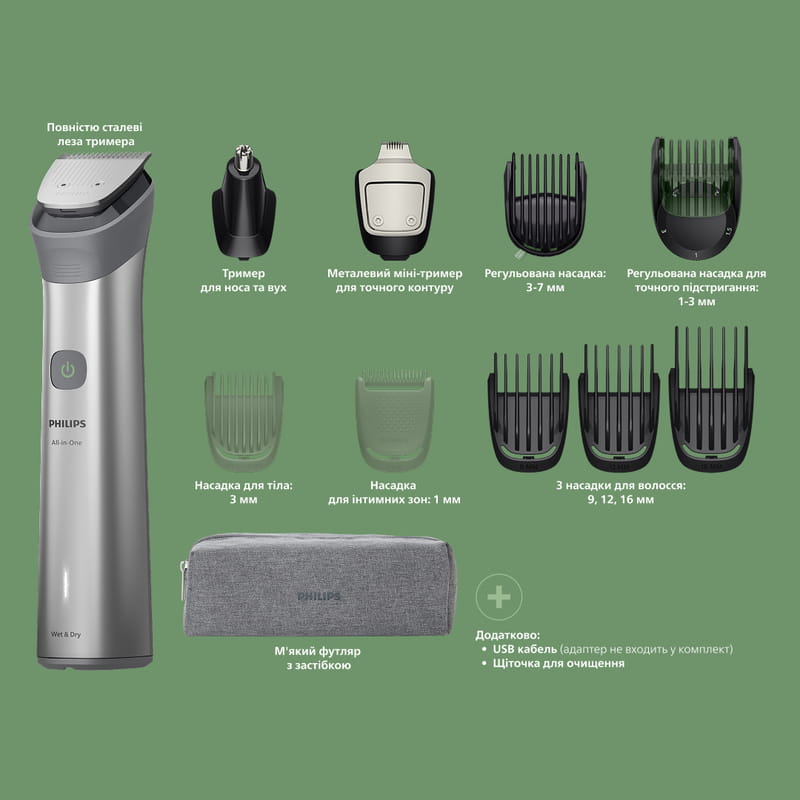Триммер Philips All-in-One Trimmer 5000 Series MG5941/15