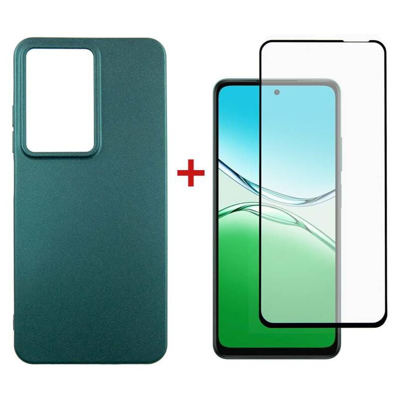 Чeхол-накладка Dengos Soft для Oppo A5/A5x Green (DG-KM-154) + защитное стекло