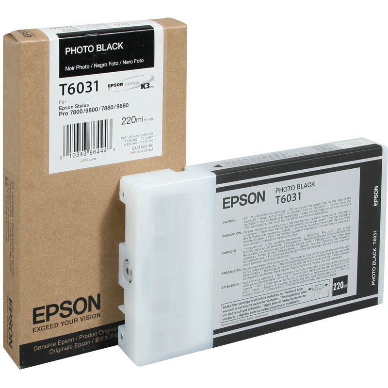 Картридж EPSON (T6031) Stylus Pro 7800/7880/9800/9880 (C13T603100) Photo black