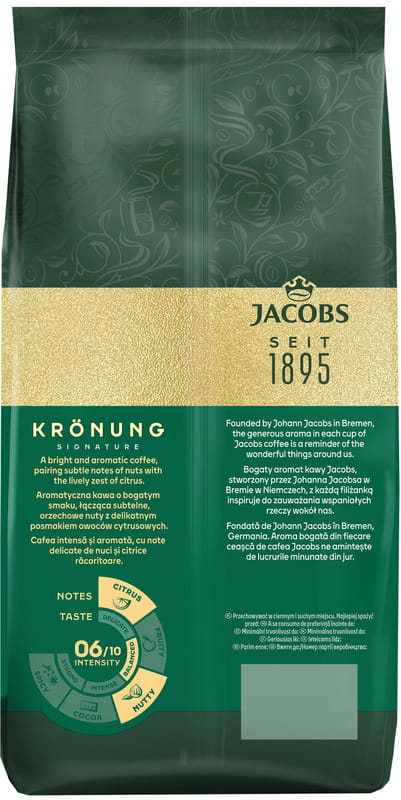 Кава в зернах Jacobs Kronung 1000 г