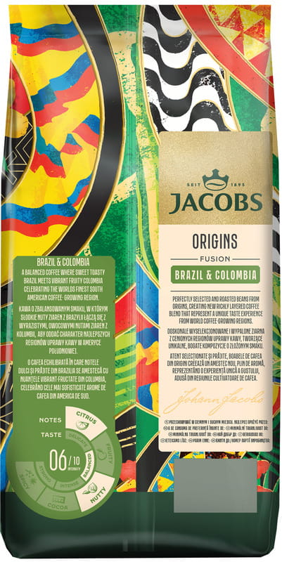 Кава в зернах Jacobs South America Blend 1000 г