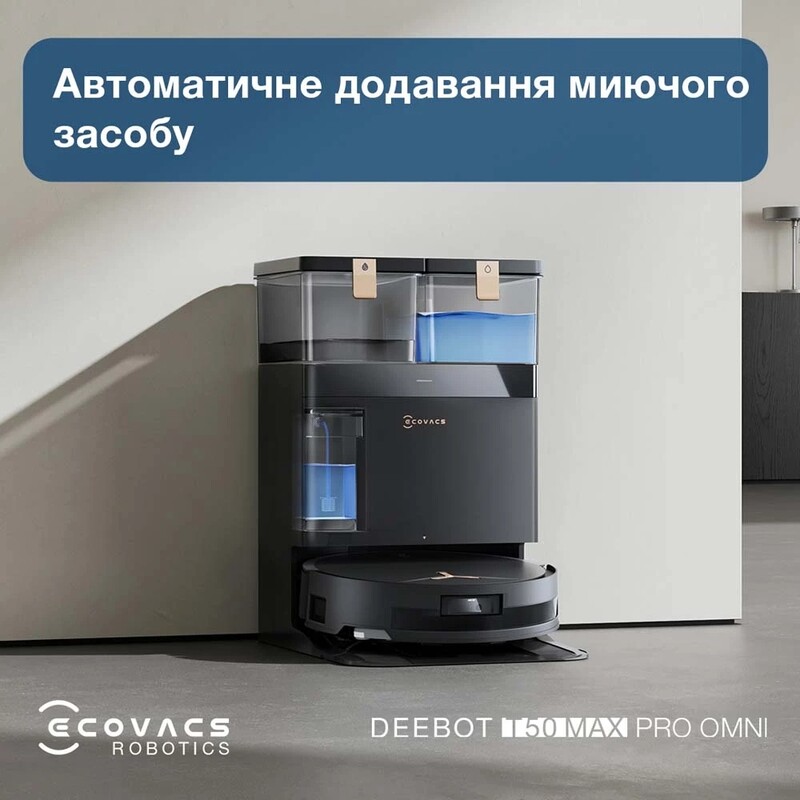 Робот-пылесос Ecovacs Deebot T50 Max Pro Black (DEX54)