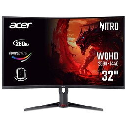 Монітор Acer 31.5" XZ323QUZ1bmiiprx (UM.HX3EE.105) VA Black 280Hz