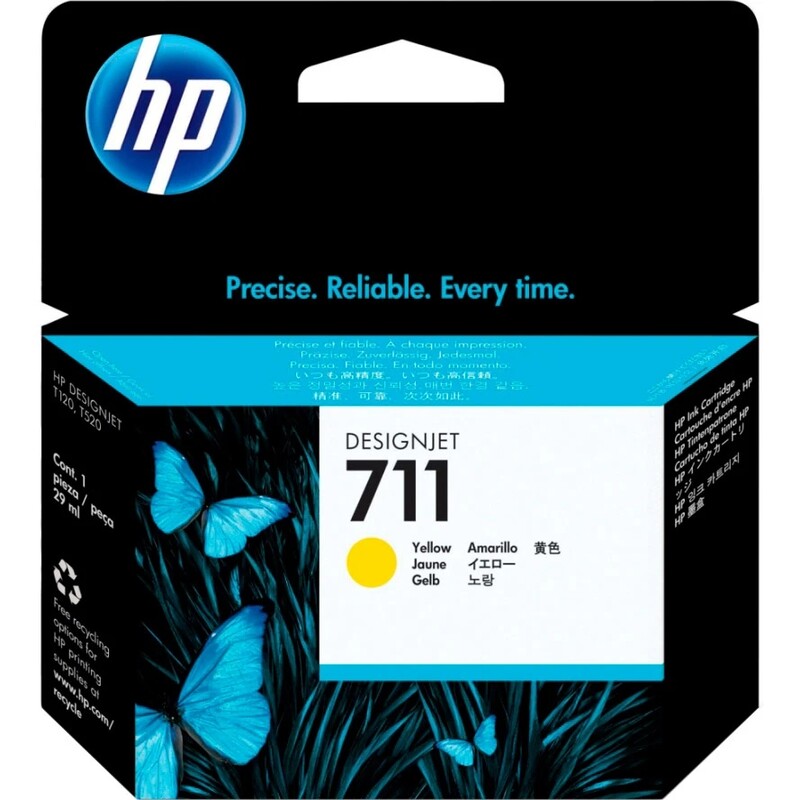 Картридж HP №711 DJ 120/520 (CZ132A) Yellow