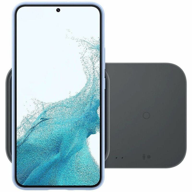 Бездротовий зарядний пристрій з блоком живлення Samsung EP-P5400 Wireless Charger Duo 15W Black (EP-P5400TBRGRU)