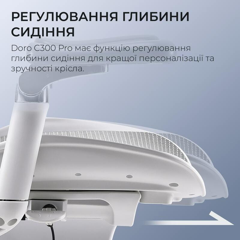 Кресло офисное Sihoo Doro C300 Pro Mesh White (DORO-C300-PRO-M102)