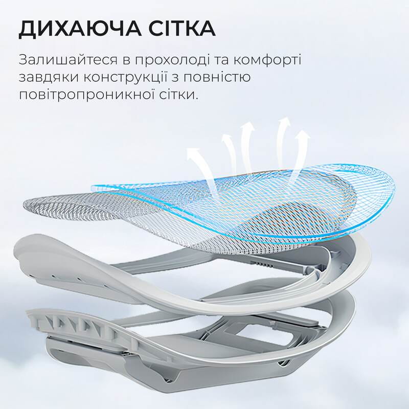 Кресло офисное Sihoo Doro C300 Pro Mesh White (DORO-C300-PRO-M102)