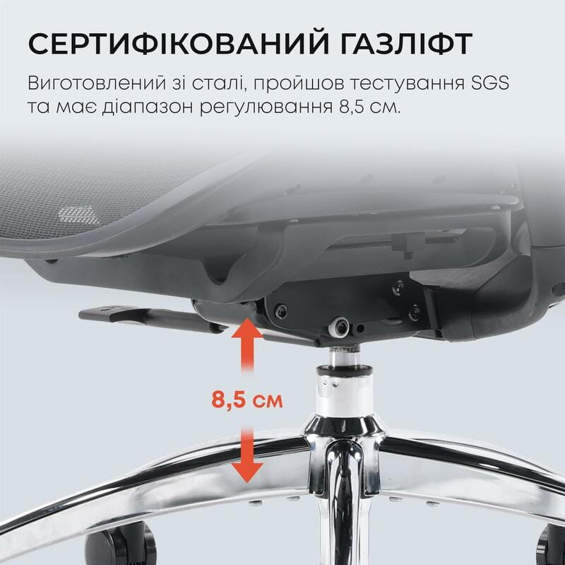 Кресло офисное Sihoo Doro C300L Mesh Black (DORO-C300L-A3-101)