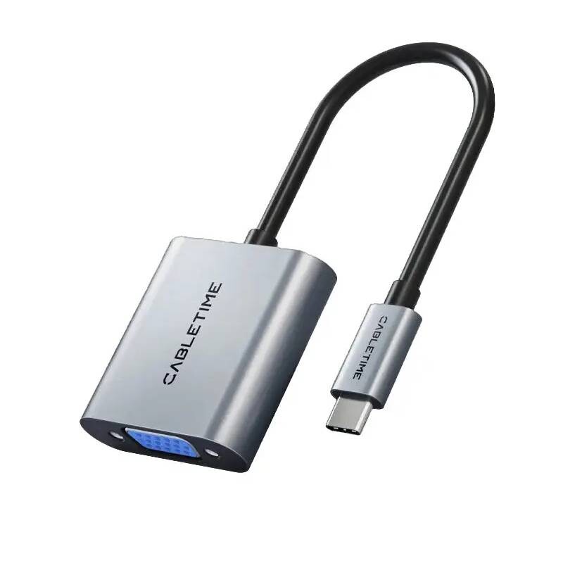 Переходник Cabletime VGA - USB Type-C (F/M), 0.2 м (CP17A)