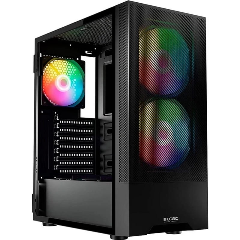 Корпус LogicConcept Arya Mesh+Glass ARGB Black без БП (AT-ARYA-10-000000-0002)