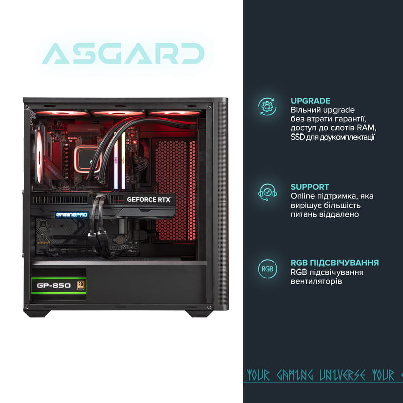 Персональний комп`ютер ASGARD (A76.32.S10.56T.6289)