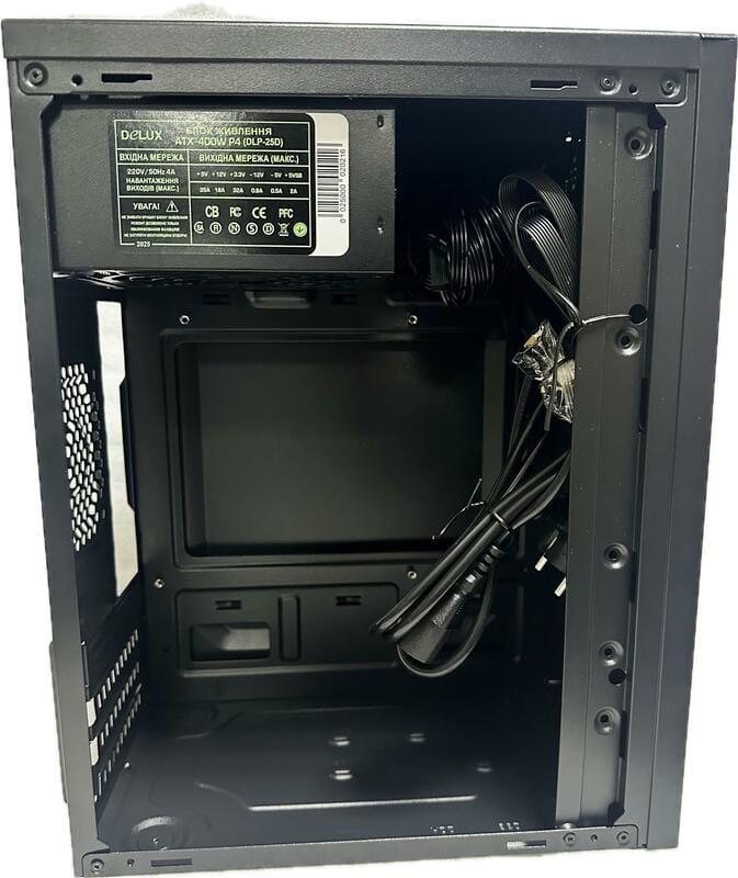 Корпус Delux MK 350 Black 400W 12Fan