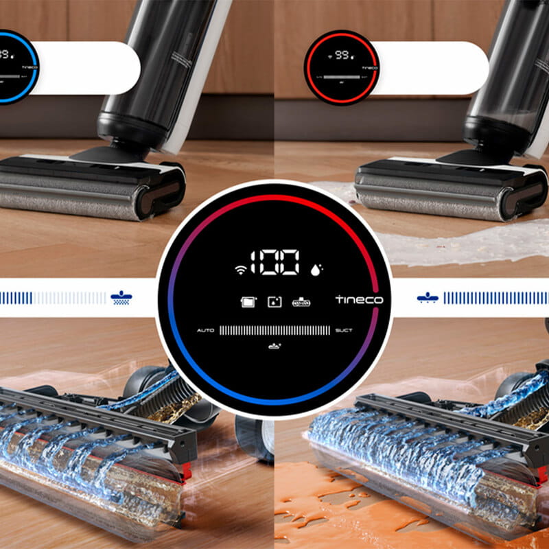 Аккумуляторный моющий пылесос Tineco Floor One S6 Flashdry Pet (FW360100DE)