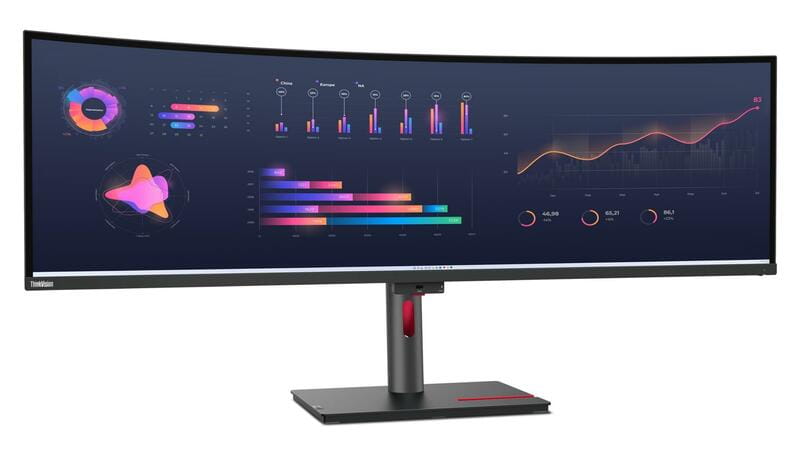 Монiтор Lenovo 49" P49w-30 (63DBRAT1UA) IPS Black