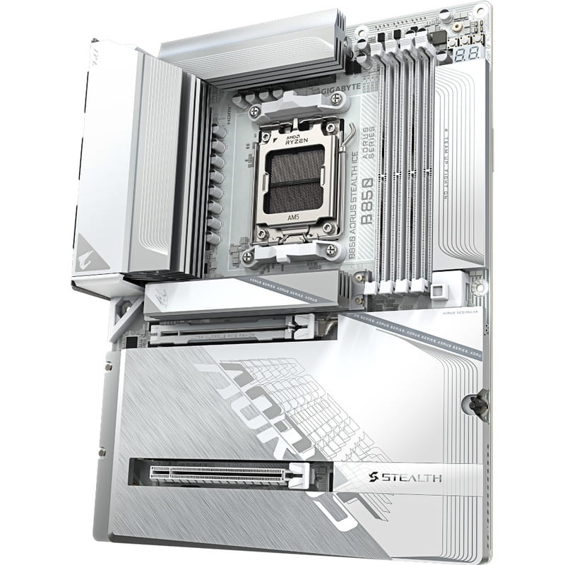 Материнская плата Gigabyte B850 Aorus Stealth Ice Socket AM5