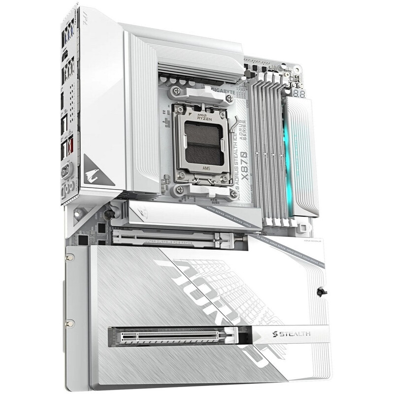 Материнская плата Gigabyte X870 Aorus Stealth Ice Socket AM5