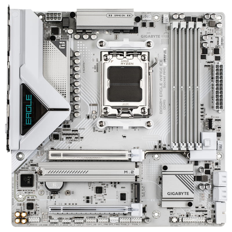 Материнська плата Gigabyte B850M Eagle WiFi6E Ice Socket AM5