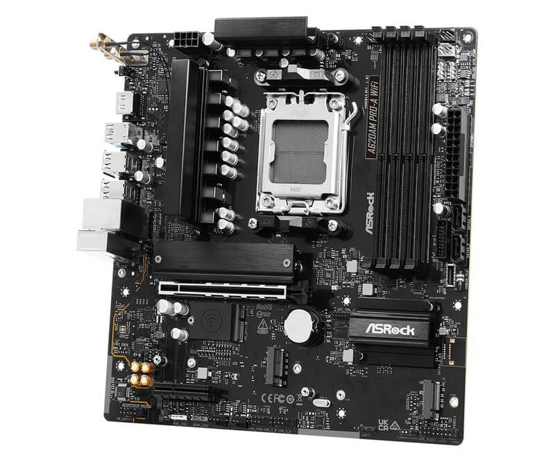 Материнська плата ASRock A620AM Pro-A WiFi Socket AM5