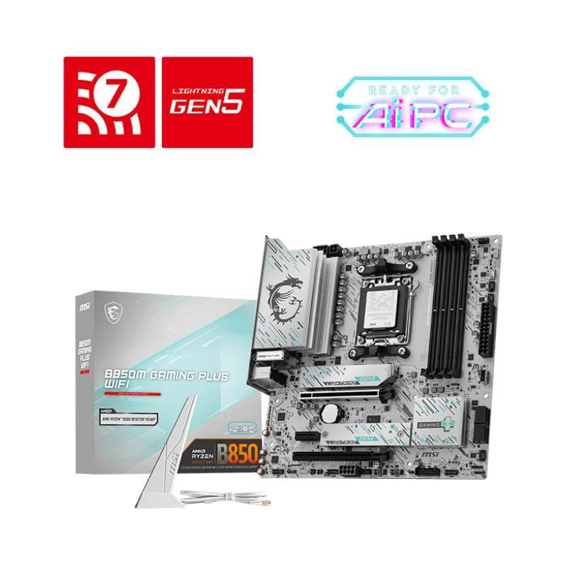 Материнская плата MSI B850M Gaming Plus WiFi Socket AM5