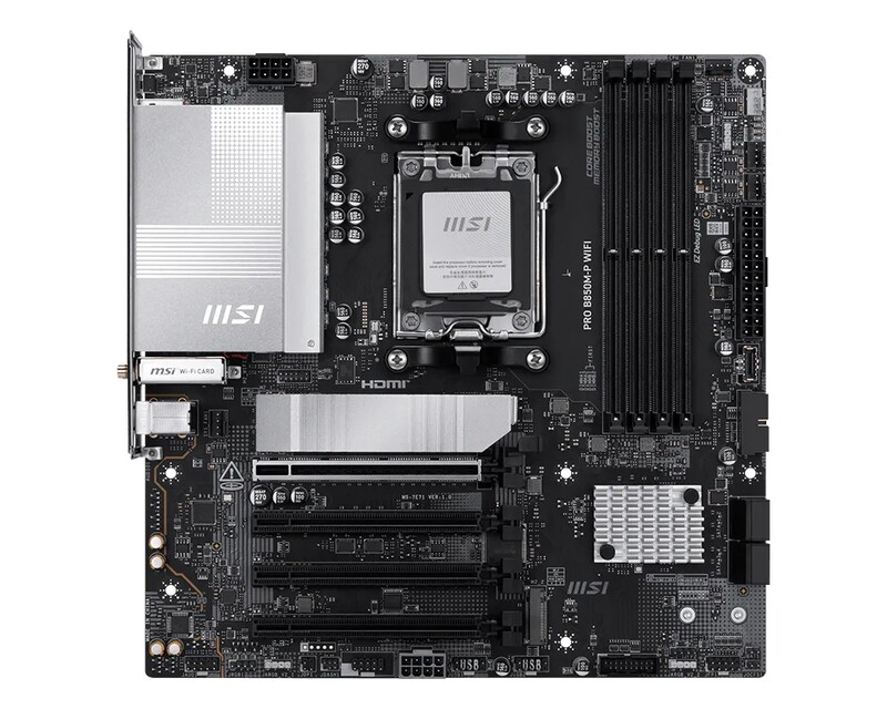 Материнська плата MSI Pro B850M-P WiFi Socket AM5