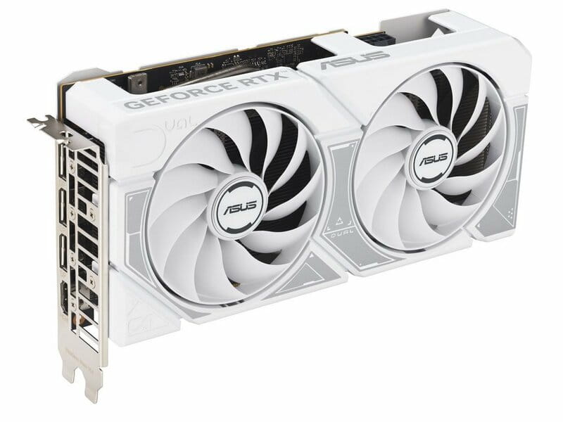 Відеокарта GF RTX 5060 8GB GDDR7 Dual OC White Asus (DUAL-RTX5060-O8G)