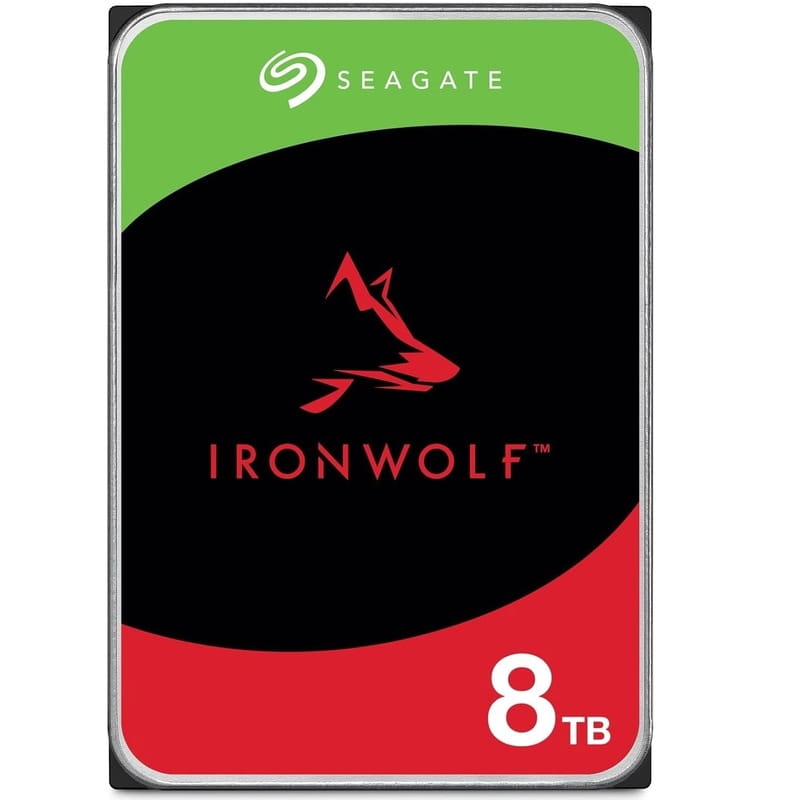Накопичувач HDD SATA 8.0TB Seagate IronWolf NAS 5400rpm 256MB (ST8000VN002)