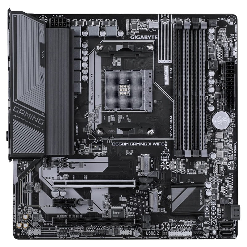 Материнська плата Gigabyte B550M Gaming X WiFi6 Socket AM4