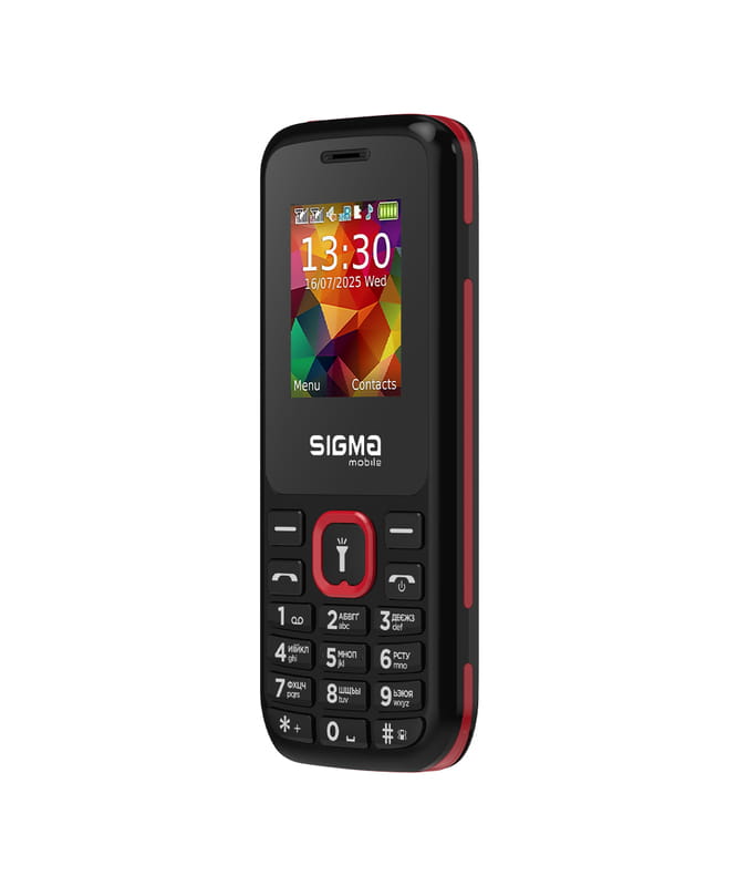Мобiльний телефон Sigma mobile X-style 171 Mini Dual Sim Black/Red