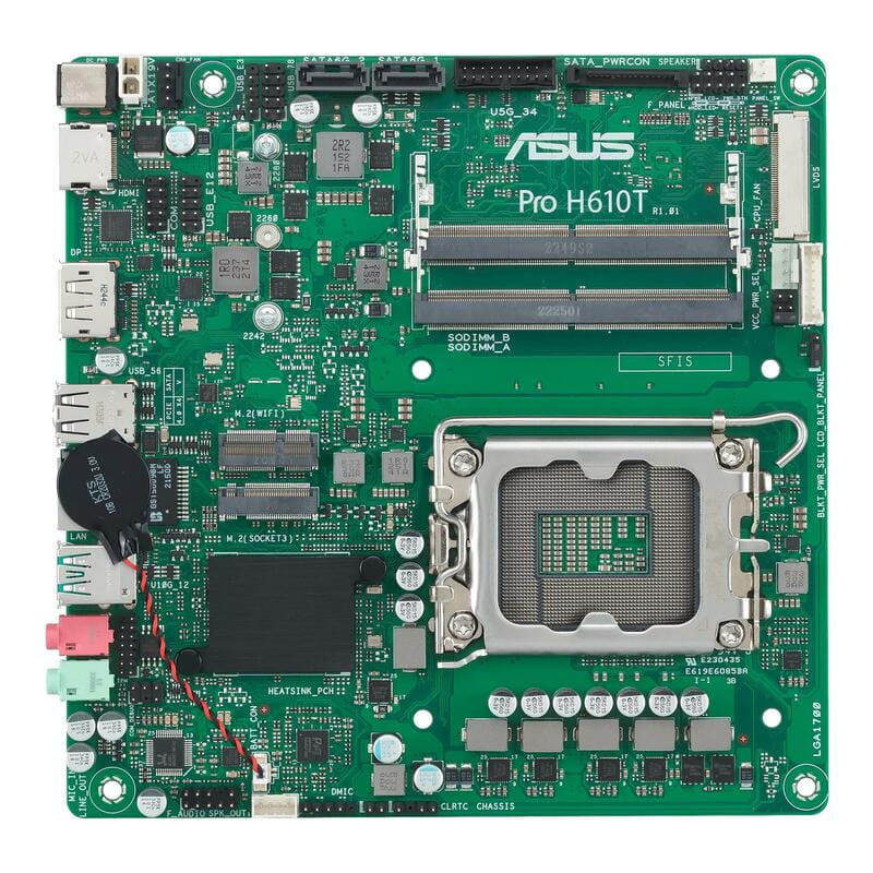 Материнская плата Asus Pro H610T-CSM Socket 1700