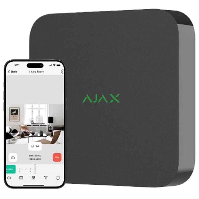 Відеореєстратор Ajax NVR (16ch) Black