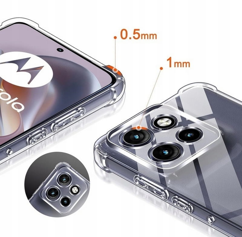 Чохол-накладка BeCover Anti-Shock для Motorola Edge 50 Neo Clear (713150)