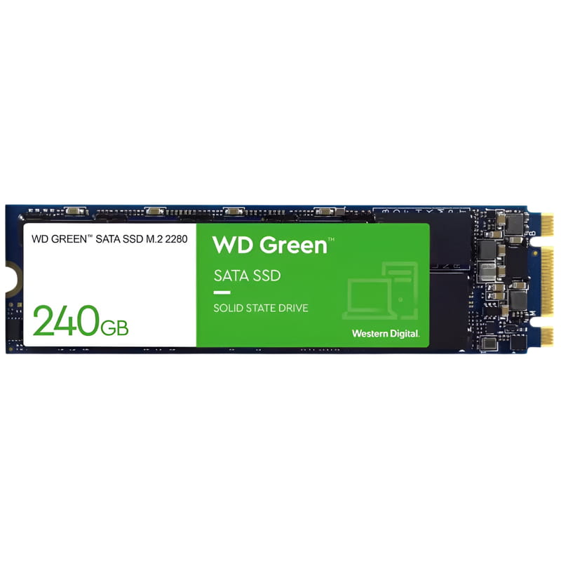 Накопичувач SSD 240GB WD Green M.2 2280 SATAIII 3D TLC (WDS240G3G0B)