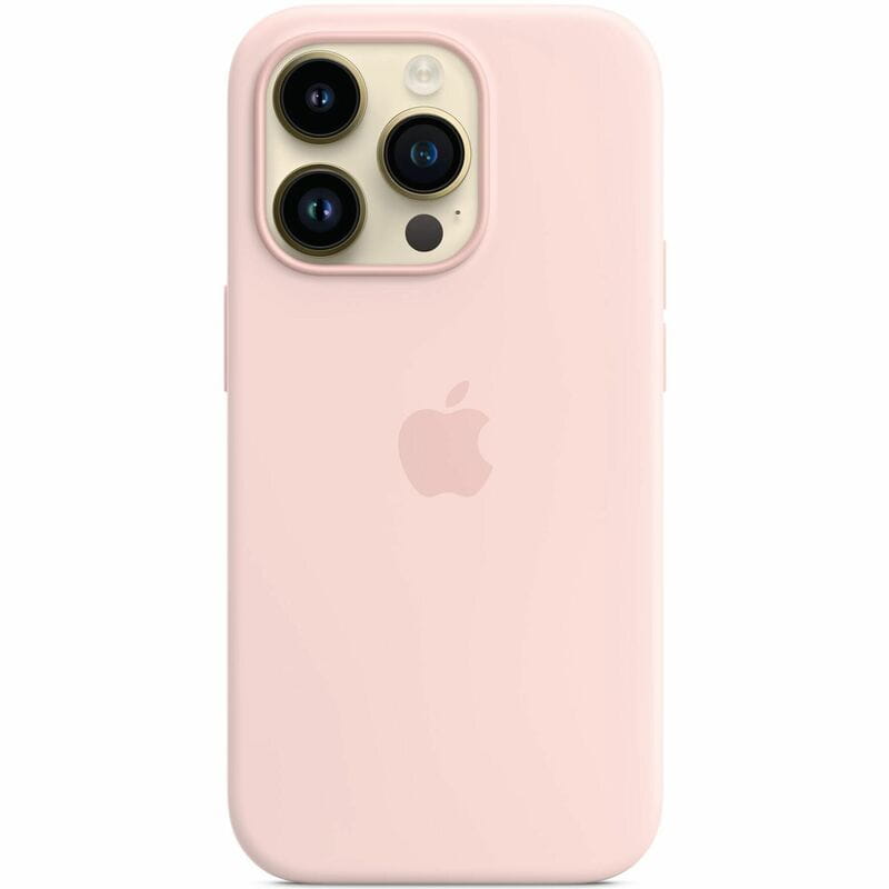Чохол-накладка Apple Silicone Case with MagSafe для Apple iPhone 14 Pro Chalk Pink (MPTH3)