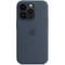 Фото - Чохол-накладка Apple Silicone Case with MagSafe для Apple iPhone 14 Pro Storm Blue (MPTF3) | click.ua