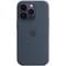 Фото - Чохол-накладка Apple Silicone Case with MagSafe для Apple iPhone 14 Pro Storm Blue (MPTF3) | click.ua