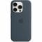 Фото - Чехол-накладка Apple Silicone Case with MagSafe для Apple iPhone 15 Pro Storm Blue (MT1D3) | click.ua