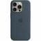 Фото - Чехол-накладка Apple Silicone Case with MagSafe для Apple iPhone 15 Pro Storm Blue (MT1D3) | click.ua