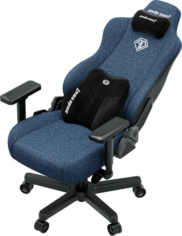 Крісло для геймерів Anda Seat Kaiser 3E XL Dark Blue Fabric (AD23YC-XL-09-S-CF-S01)