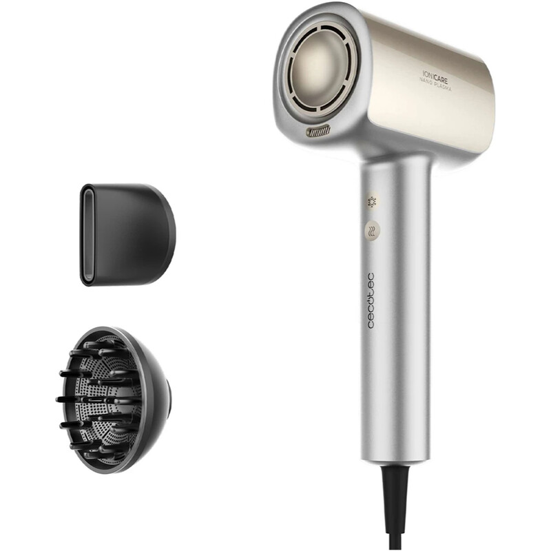 Фен Cecotec DryGlam Nano Plasma Aluminum (A01_EU01_101440)