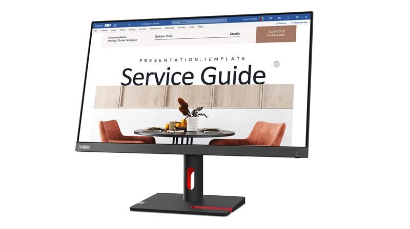 Монитор Lenovo 23.8" S24i-30 (63DEKAT3EU) IPS Black